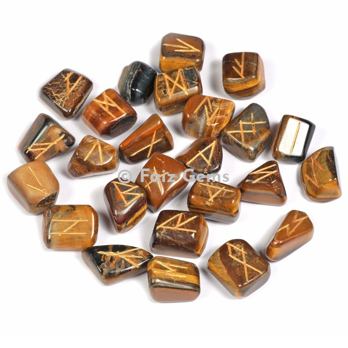 Tiger Eye Rune Set