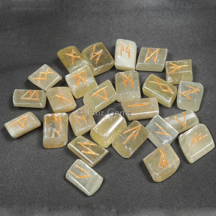 Yellow Calcite Rune Sets