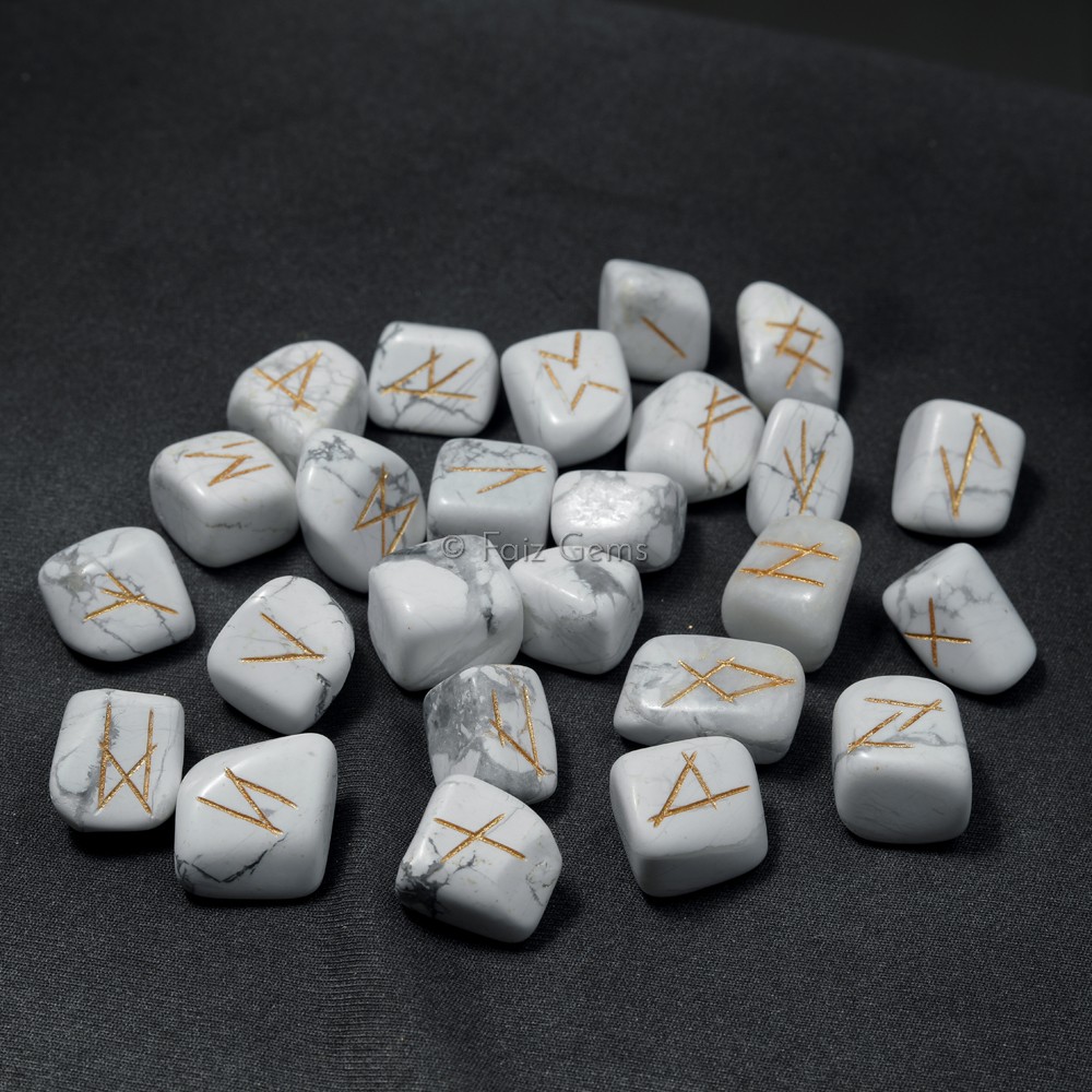 Howlite Rune Sets